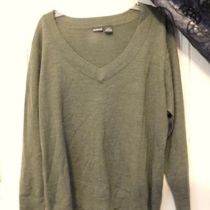 North Crest Army Green Sweater